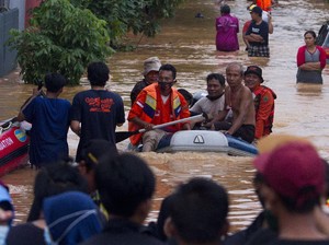 Titik-titik Banjir di DKI Jakarta Pagi Ini
