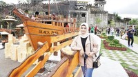 Kapal Black Pearl  seperti didalam film Firates Of Caribbian