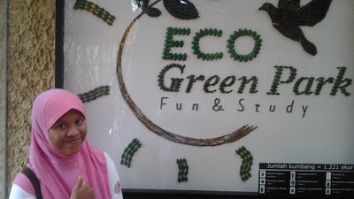 Ada Gajah dari Televisi di Eco Green Park Batu, Jatim