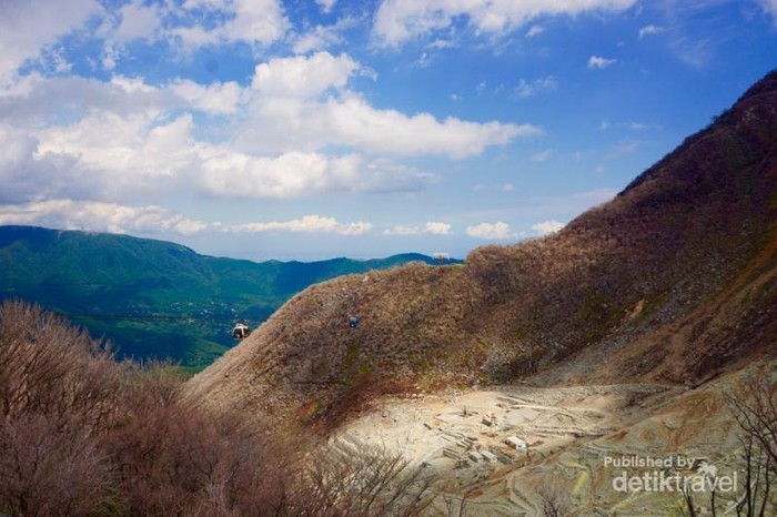 Begini Moleknya Lembah Owakudani