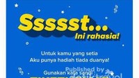 Jangan lupa daftar sebagai member agar tidak ketinggalan informasi promo Tiket.com