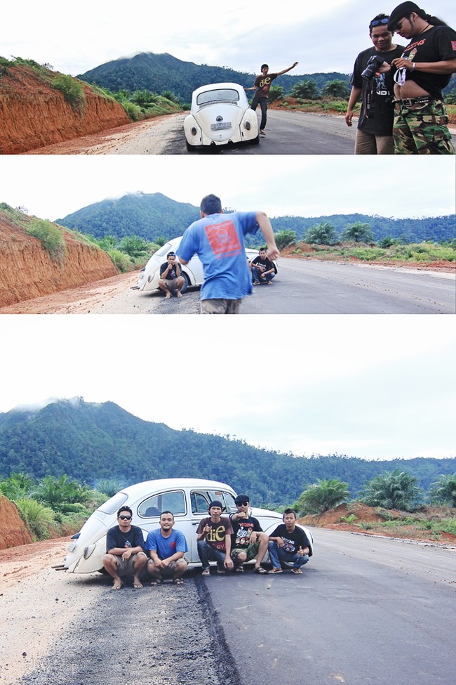 Bruum! Membelah Hutan Borneo dengan Mobil VW Kodok