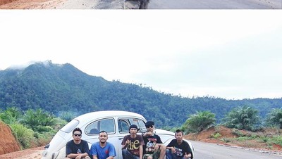 Bruum! Membelah Hutan Borneo dengan Mobil VW Kodok