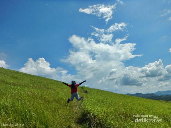 Bukit Rimpi adalah objek wisata yang paling asyik untuk berfoto-ria.