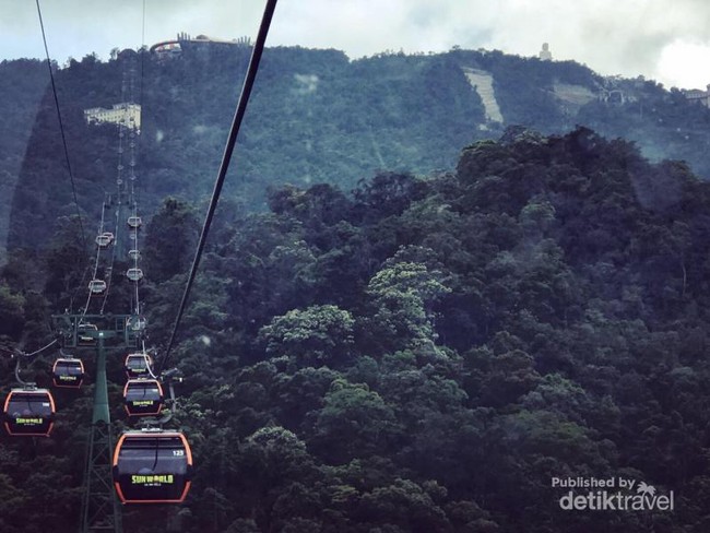 Foto Kereta Gantung Terpanjang Sedunia di Vietnam