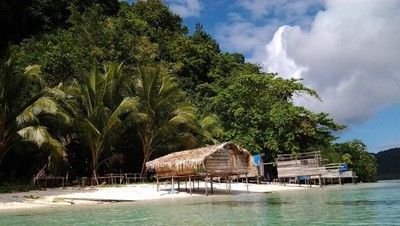 Foto: Pulau Cantik Tak Berpenghuni di Raja Ampat