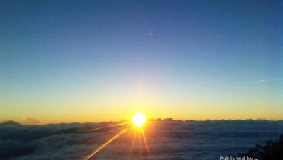 Gunung Cikuray, Negeri di Atas Awan