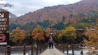 View jembatan di Shirakawago