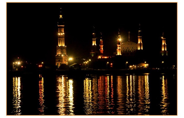 Islamic Centre Samarinda di Malam Hari