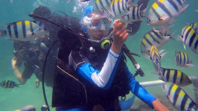Libur Akhir Tahun ke Bali, Coba Diving di Tanjung Benoa