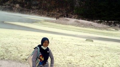 Libur Lebaran Seru di Kawah Putih
