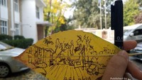 Sketsa KBRI Beijing di kala musim Gugur, 2017