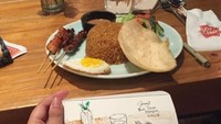 Foodsketching Makanan di Bali Bistro Shanghai, 2018 oleh Penulis