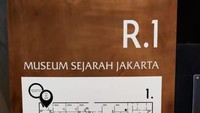 Peta Museum Fatahillah yang terdapat di dalam Gedung Museum Fatahillah