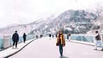 Mengagumi Alpine Route Jepang di Musim Semi, Membelah Gunung