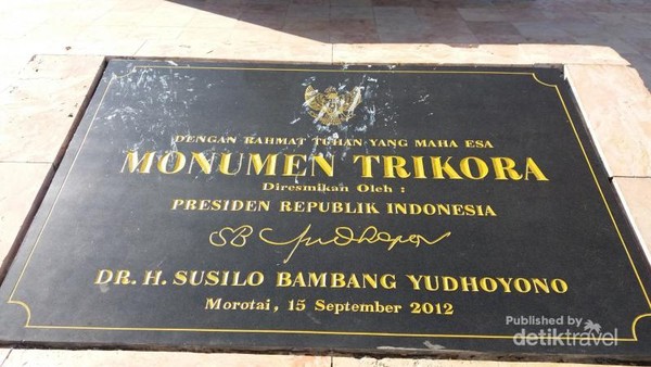 Monumen Trikora diresmikan pada masa pemerintahan SBY tahun 2012