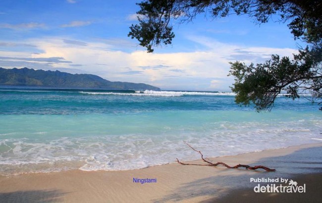 Menikmati Gili Trawangan di Pagi Hari