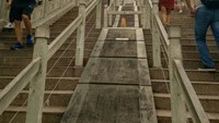 Penampakan tangga naik ke Big Buddha
