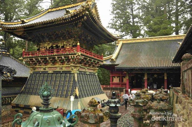 Potret Altar Shogun Tokugawa di Jepang