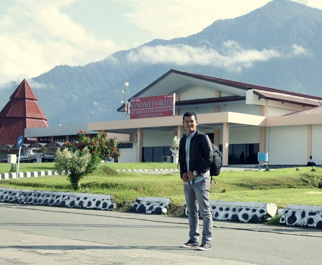 Sambutan Hangat di Perbatasan Papua, Welcome Mister!