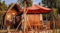Salah satu penginapan di Nusa Penida
