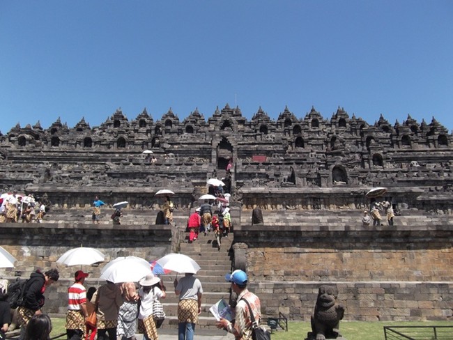 Sudut-sudut Cantik Candi Borobudur