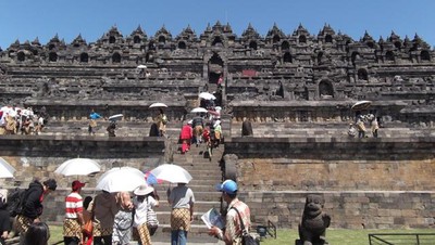 Sudut-sudut Cantik Candi Borobudur
