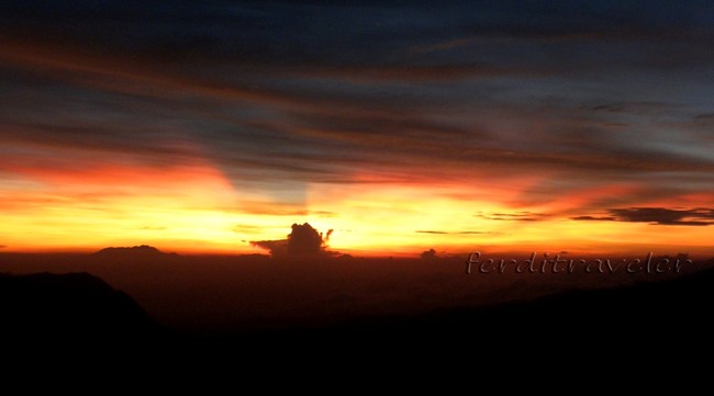 Sunset di Gunung Bromo
