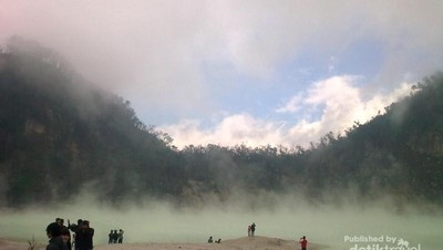 Tahun Baru-an di Kawah Putih, Ramai dan Menyenangkan!