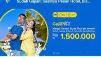 Kalau mau nginep jangan lupa pakai kode voucher di tiket.com