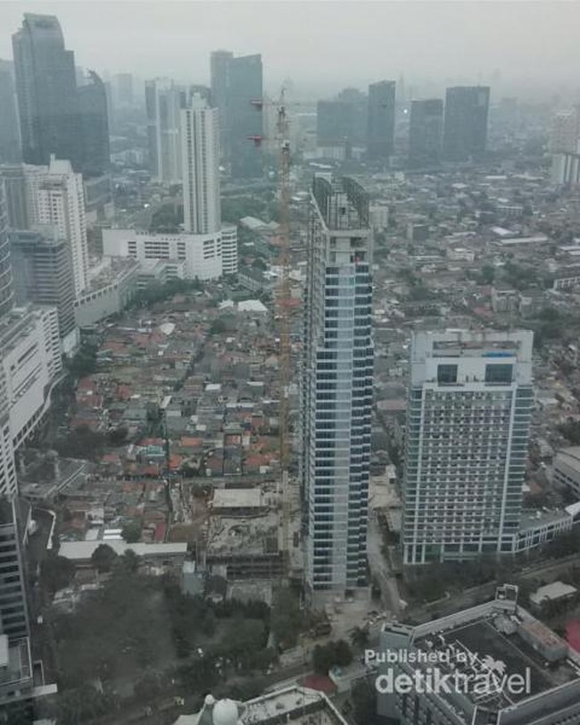Wajah Kelabu Jakarta dari Ketinggian