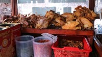 Bahan-bahan bubur ayam Haji Jewo