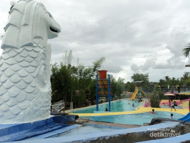 Wow! Ada Patung Merlion di Taman Rusa, Aceh Besar