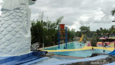 Wow! Ada Patung Merlion di Taman Rusa, Aceh Besar