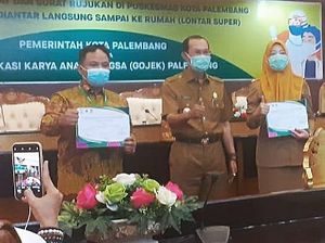 Dinkes Palembang Gandeng Gojek Kirim Obat & Surat Rujukan ke Rumah Pasien