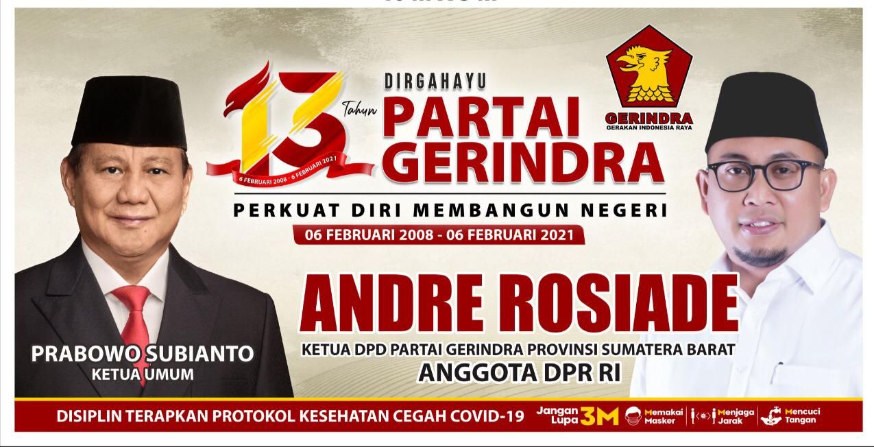 HUT ke-13 Gerindra