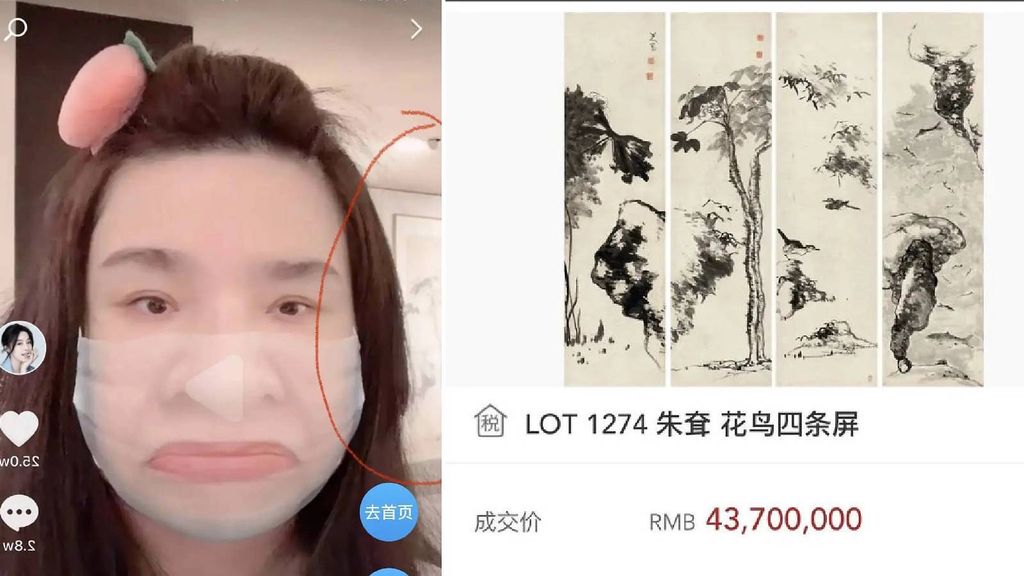Lukisan di rumah Fan Bingbing
