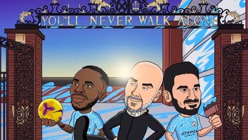 Pep Guardiola dan Manchester City berhasil membirukan Anfield. Foto: istimewa