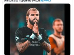 Liverpool Kalah, Netizen Sindir Alisson dan Salah