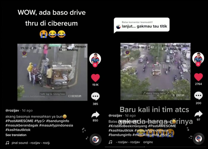 Nekat! Tukang Bakso Mangkal di Tengah Jalan Meski Sudah Ditegur Dishub