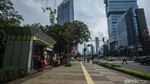 Penampakan Lapak UMKM yang Mejeng di Trotoar Thamrin