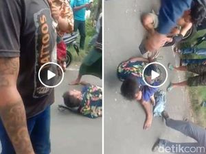 Beredar Video 2 Jambret di Surabaya Diikat dan Dimassa