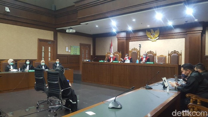 Sidang vonis Pinangki (Zunita/detikcom)