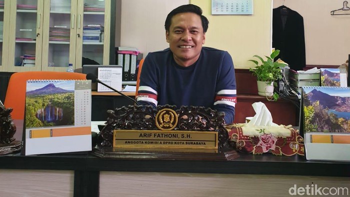anggota komisi A DPRD Surabaya Arif Fathoni