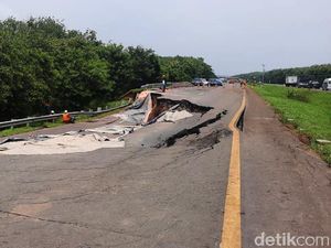 Analisis PVMBG soal Jalan Ambles di Tol Cipali