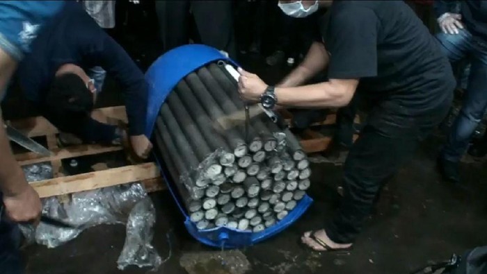 BNN bongkar gudang penyimpanan ganja di Bogor.