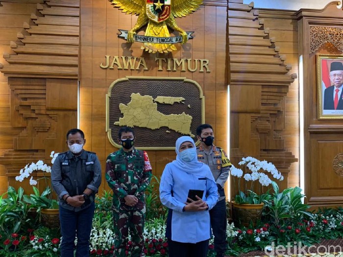 PPKM Mikro mulai digelar hari ini. Di Jawa Timur, ada 2 kabupaten/kota yang masuk zona merah COVID-19.
