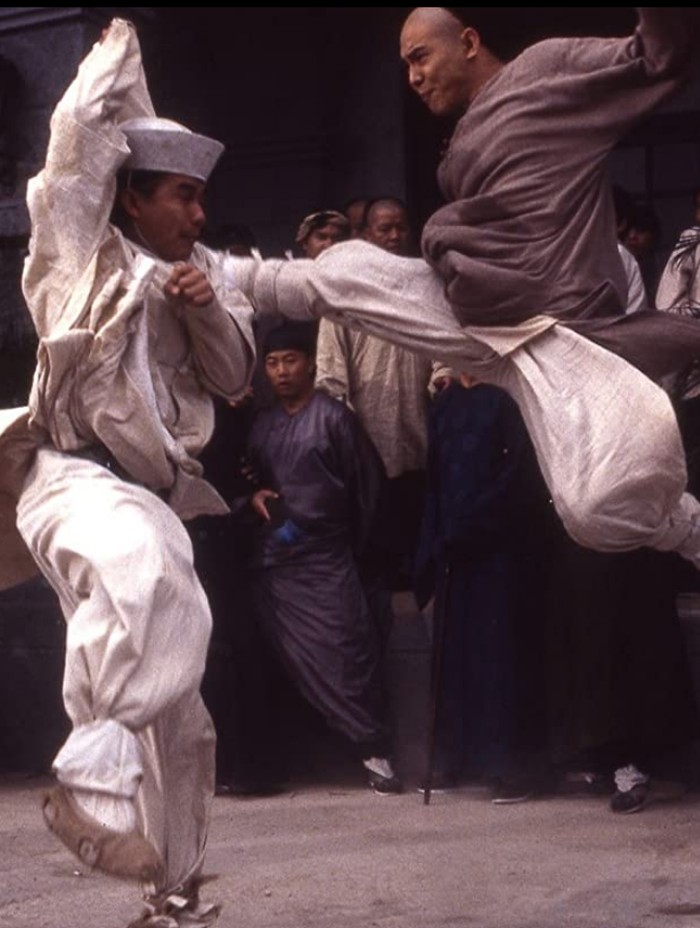 Jet Li Jet Li kala berperan sebagai Wong Fei-hung di film Once Upon a Time in China II.