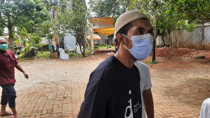 Keluarga Ustadz Maaher, Jamal (Foto: Fathan/detikcom)
