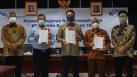 Nota kesepahaman ini ditujukan untuk mengadakan kerja sama dalam bentuk Kerja Sama Operasi (KSO/JO) untuk melaksanakan proyek-proyek konstruksi khususnya dalam bidang keairan, saluran air limbah, pengerukan, reklamasi, pelabuhan dan bangunan garis pantai. Dalam hal ini Waskita Beton Precast dan TOA berbagi pengetahuan dan teknologi dalam jasa konstruksi. Kerja sama ini juga akan memberikan dukungan dalam memasarkan Produk Waskita Beton Precast kepada cakupan pelanggan yang lebih luas.
